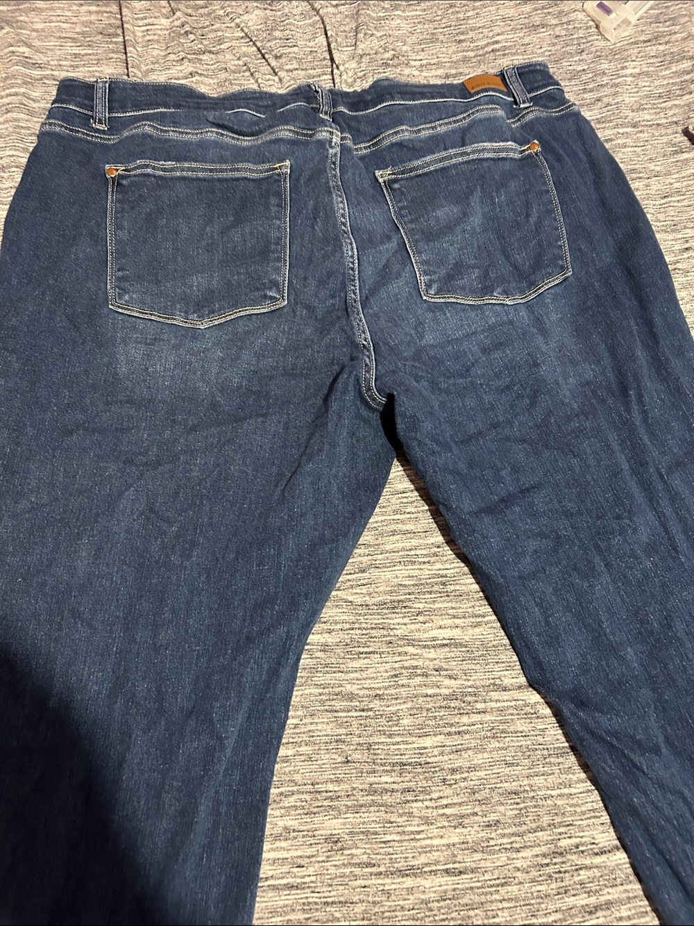 Judy Blue Women's Skinny Fit Dark Blue Jeans - Picture 3 of 4